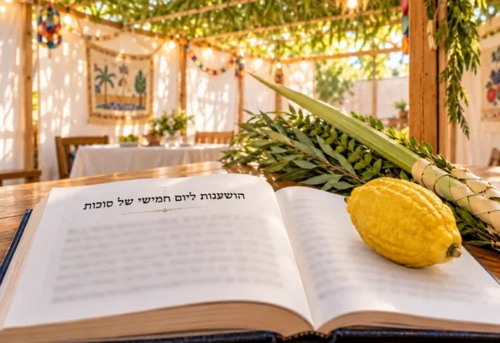 הושענות ליום החמישי של סוכות: נוסח עדות המזרח