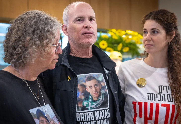 שיר והוריה שורדי השבי קית׳ ואביבה סיגל (צילום: מרים אלסטר, פלאש90)