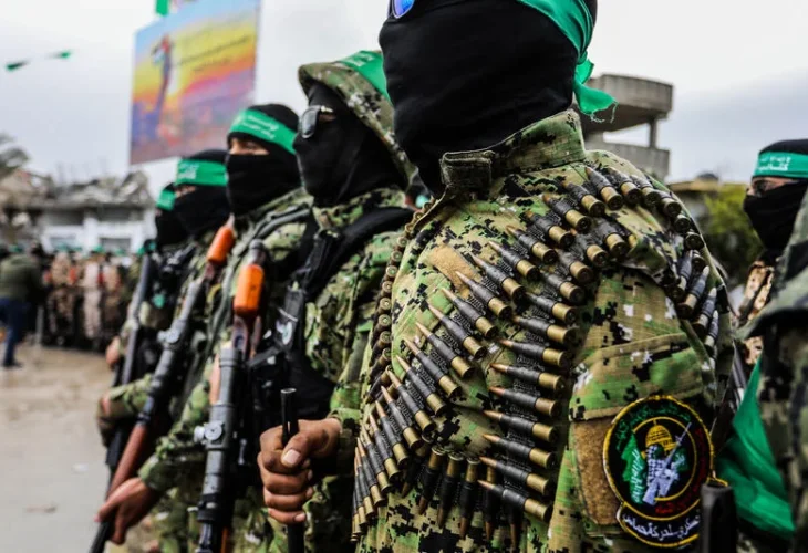 מחבלי חמאס בעזה, ארכיון (צילום: עבד רחים ח'טיב, פלאש 90)