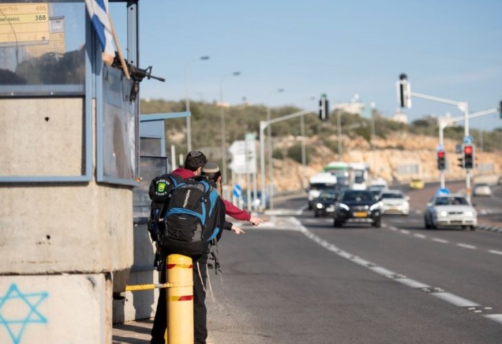 צומת גיתי אבישר, תמונת ארכיון (צילום: שריה דיאמנט, פלאש 90)