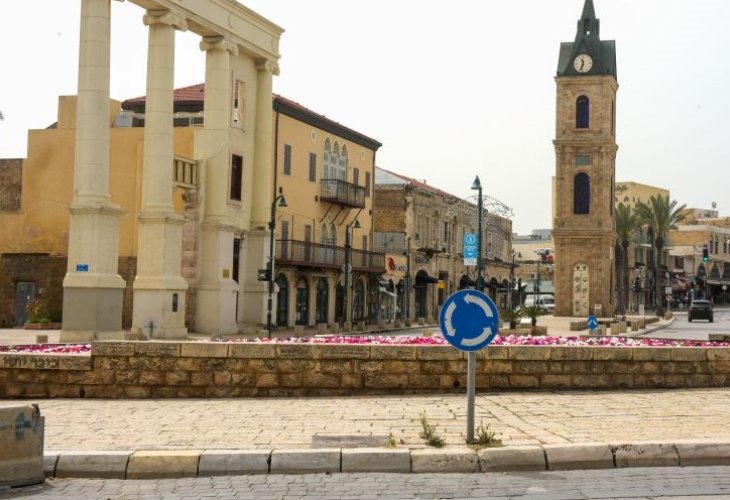 כיכר השעון ביפו, ארכיון (צילום: אבשלום ששוני, פלאש 90)