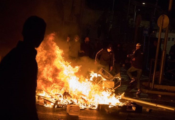 התפרעויות ערבים בירושלים (אוליביה פיטוסי, פלאש 90)