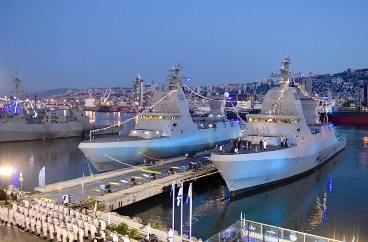 ספינת אח"י עוז בבסיס חיל הים בחיפה, אתמול (צילום: דובר צה"ל)