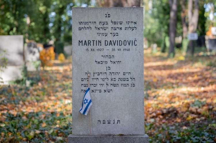 קברו של דוידוביץ’ (צילום: דובר צה"ל)