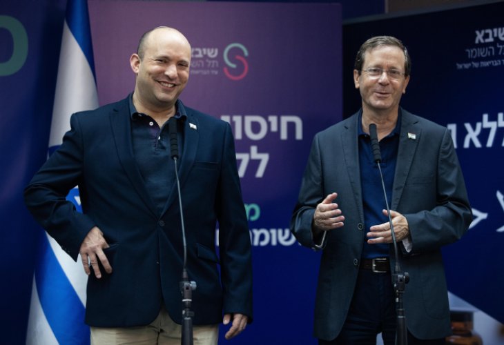 הרצוג ובנט, ארכיון (צילום: יונתן זינדל, פלאש 90)