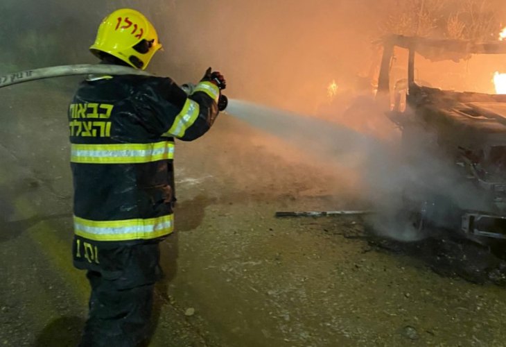 (קרדיט: כבאות והצלה לישראל, מחוז יו"ש)