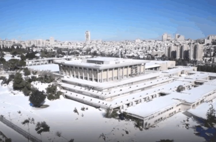שלג בירושלים. צילום ארכיון