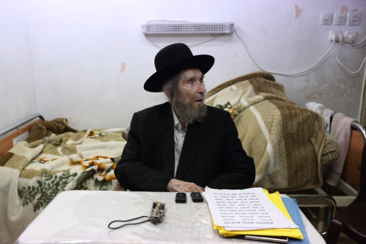 הרב שטיינמן זצ''ל (צילום: יעקב נחומי / פלאש 90) 