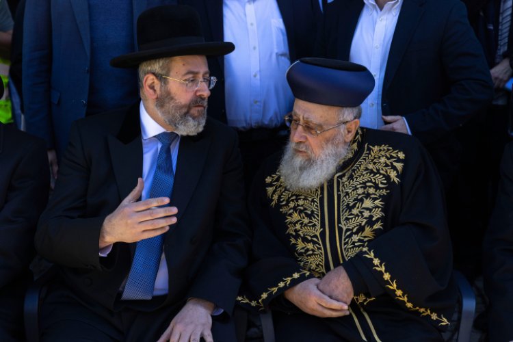 הרבנים הראשיים (צילום: אוליביה פיטוסי, פלאש 90)