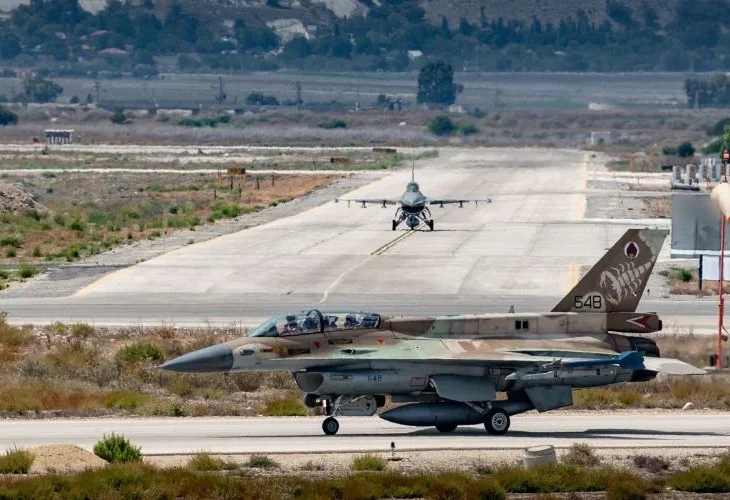 מטוסים שהשתתפו בתקיפה בעזה (צילום: דובר צה"ל)