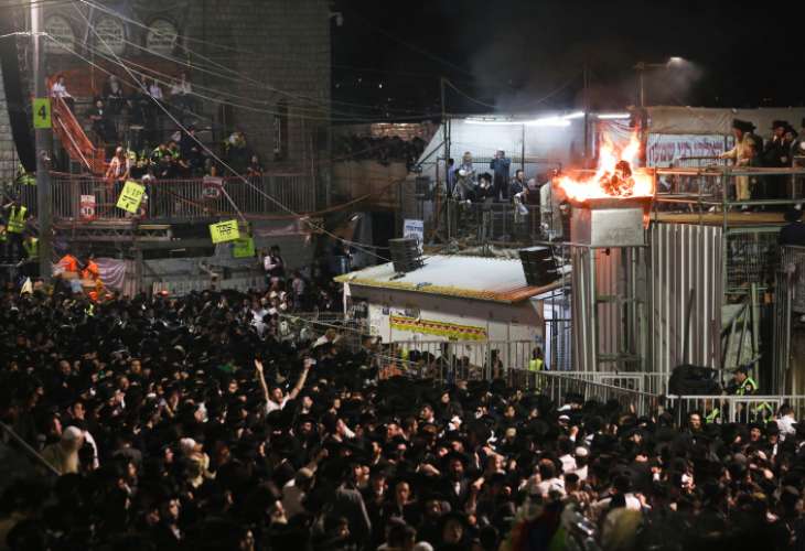 ההילולה במירון, תמונת ארכיון (צילום: David Cohen/Flash90)