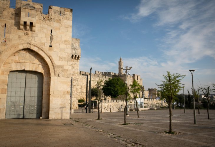 שער יפו (צילום: אוליביה פיטוסי, פלאש 90)