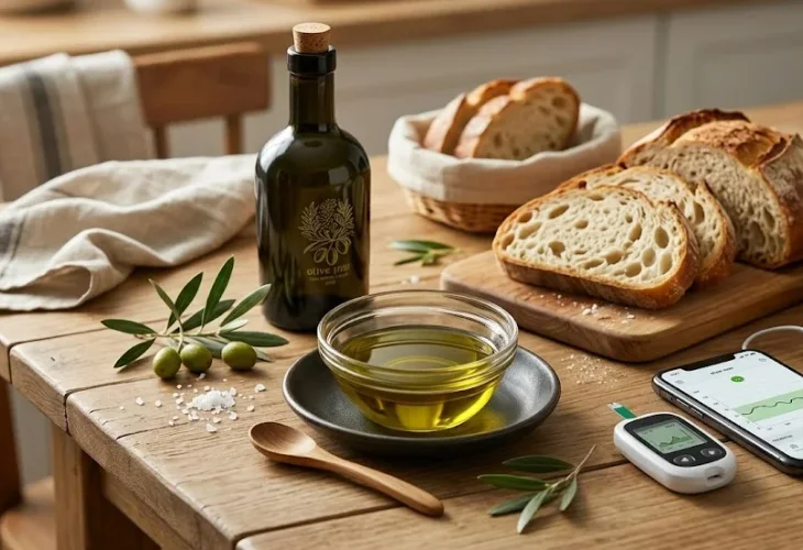 שמן זית לפני פחמימות? המחקר החדש שמצא השפעה על רמת הסוכר
