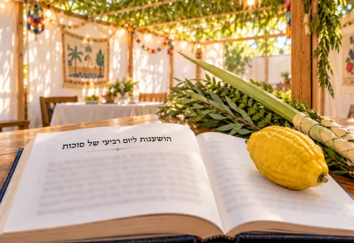 הושענות ליום הרביעי של סוכות: נוסח עדות המזרח