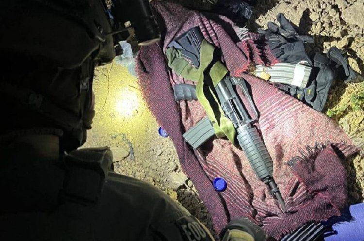 הנשק ששימש את המחבלים (צילום: משטרת ישראל)