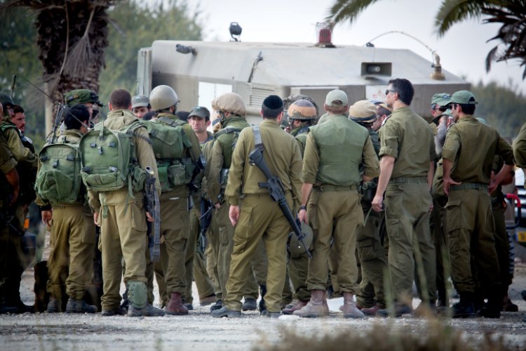 חיילי מילואים (צילום: Moshe Shai/Flash90)