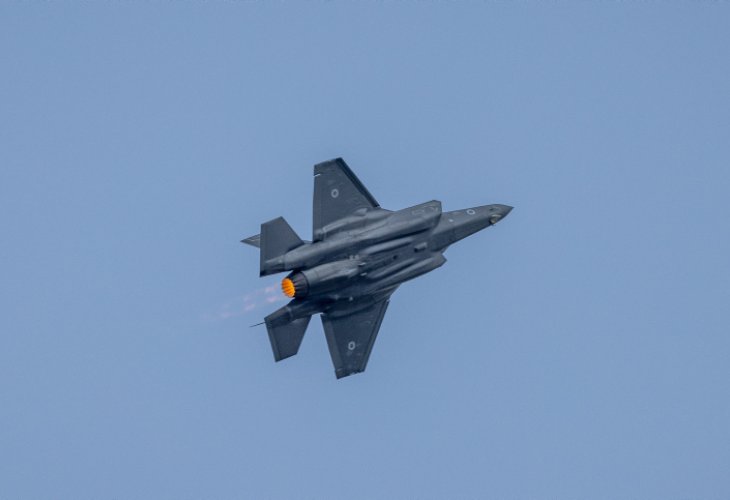 מטוס F35, ארכיון (צילום: Yonatan Sindel/Flash90)