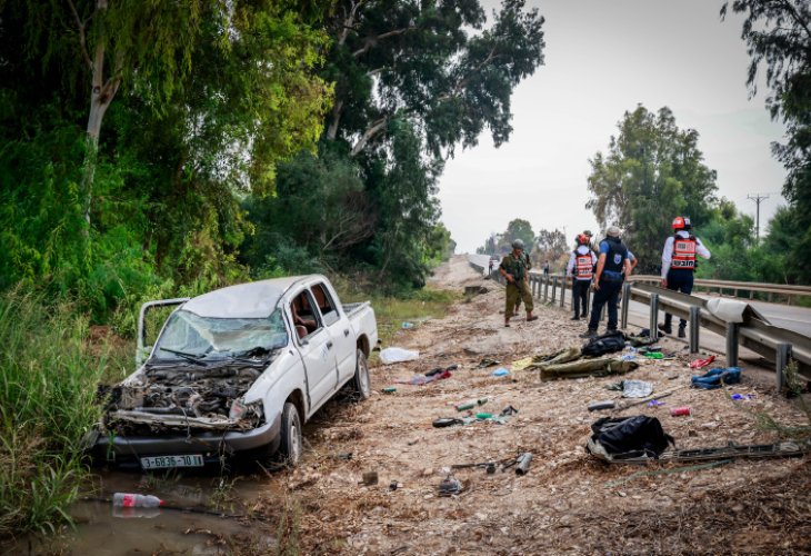 הכניסה לקיבוץ עלומים (צילום: Yossi Zamir/Flash90)