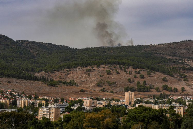 תקיפה בדרום לבנון (צילום: Ayal Margolin/Flash90)