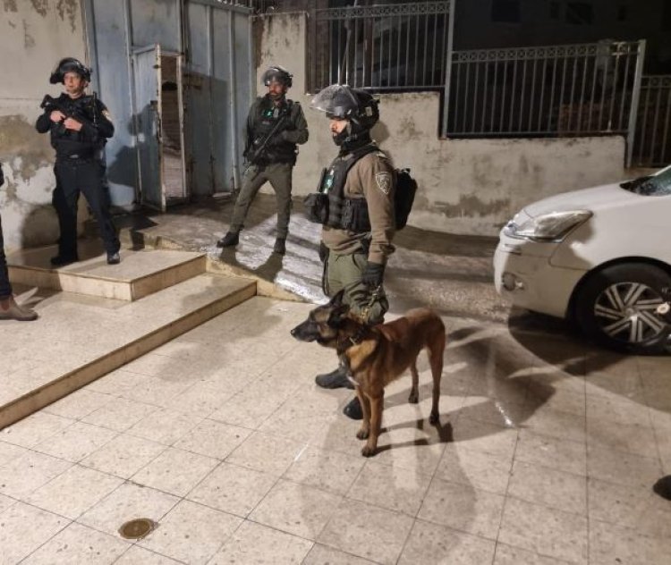 פעילות המעצרים בא-טור (צילום: משטרת ישראל)