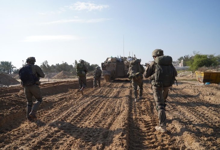 לוחמי צה"ל ברצועה (קרדיט תמונה וסרטון: דובר צה"ל)