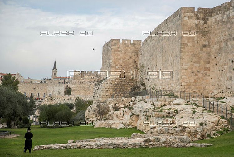 חומות ירושלים (צילום: Yonatan Sindel/Flash90)