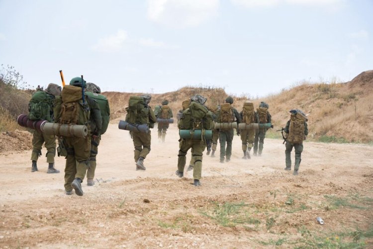 צוות הקרב של חטיבה 460 במרחב ג'בליא (צילום: דובר צה"ל)