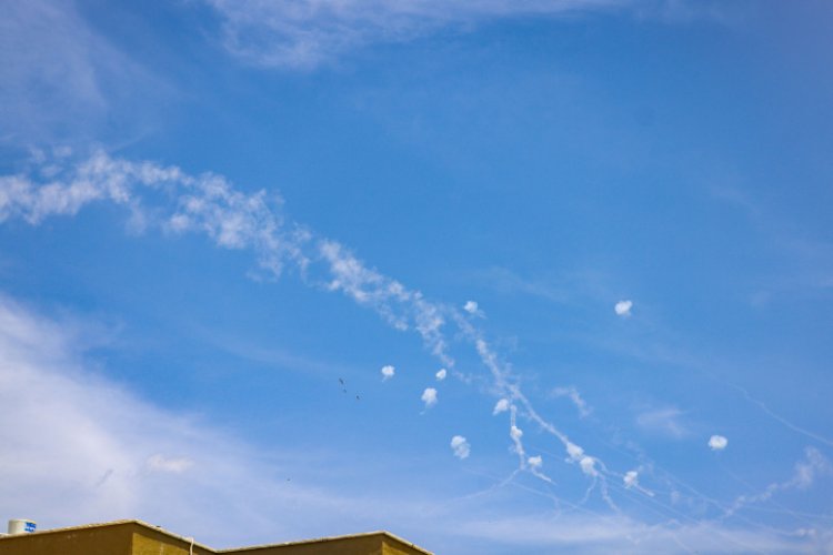 יירוטים היום מעל צפת (צילום: David Cohen/Flash90)