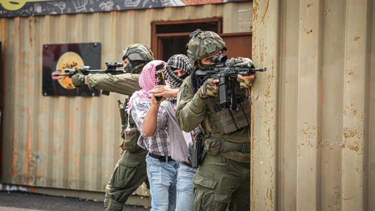 אימון מסתערבים (צילום: משטרת ישראל)