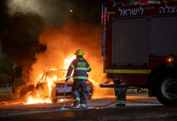 פרעות בלוד ב"שומר חומות", ארכיון (צילום: יוסי אלוני, פלאש 90)