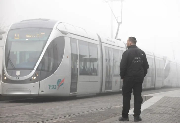 תמונת ארכיון של הרכבת הקלה - למצולם אין קשר לכתבה. Photo by Olivier Fitoussil/Flash90