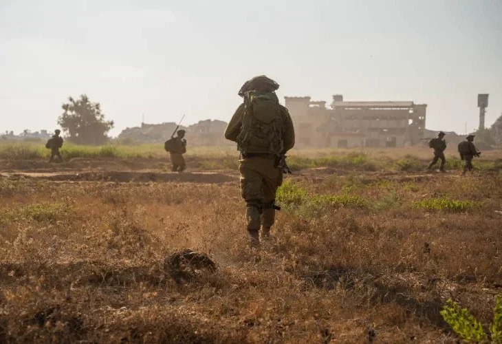 לחימה ברצועה (צילום: דובר צה"ל)