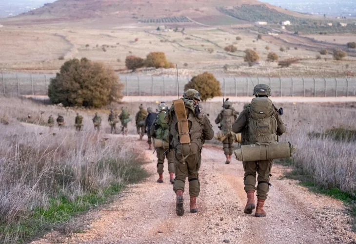 כוחות נכנסים לשטח סוריה (צילום: דובר צה"ל)