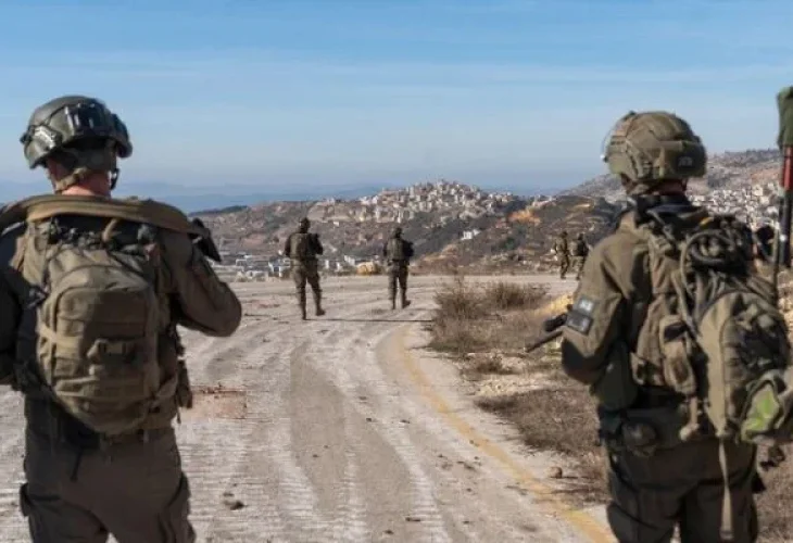 כוחות צה"ל באזור החיץ (צילום: דובר צה"ל)