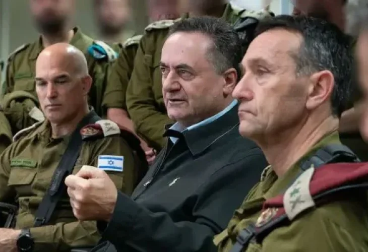 הלוי, כ"ץ וגורדין (צילום: דוברות משרד הביטחון)