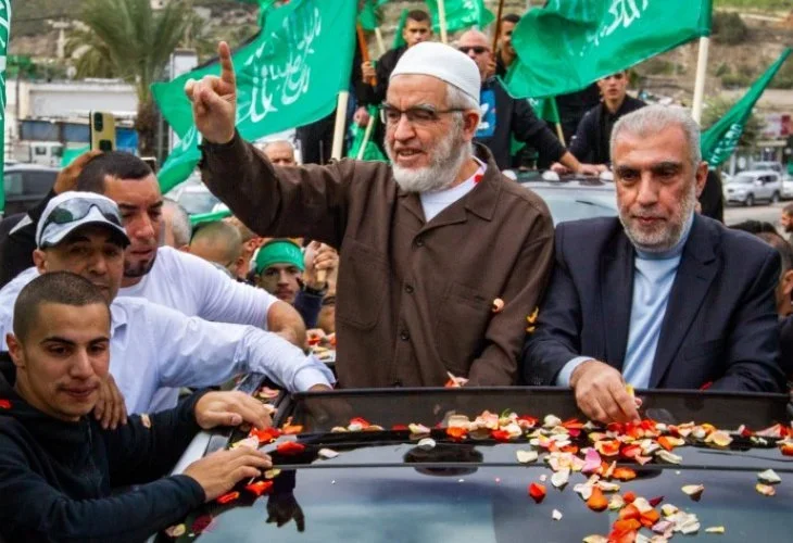 ראאד סלאח (במרכז) ארכיון (צילום: פלאש 90)