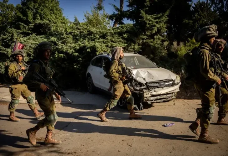 לוחמים בנחל עוז, ארכיון (צילום: פלאש90)