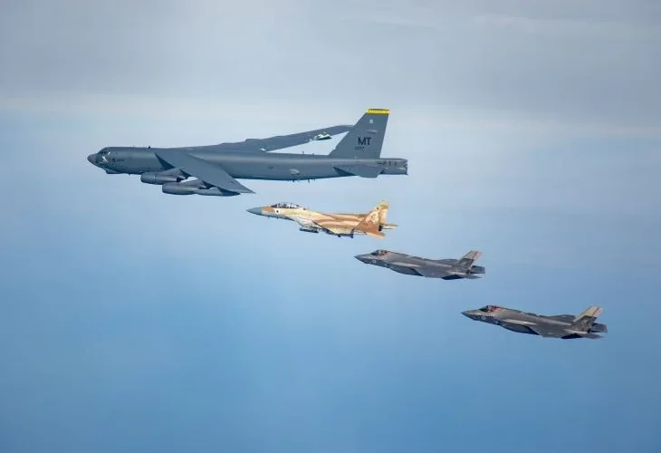 תרגיל חילות האוויר (צילום: דובר צה"ל)