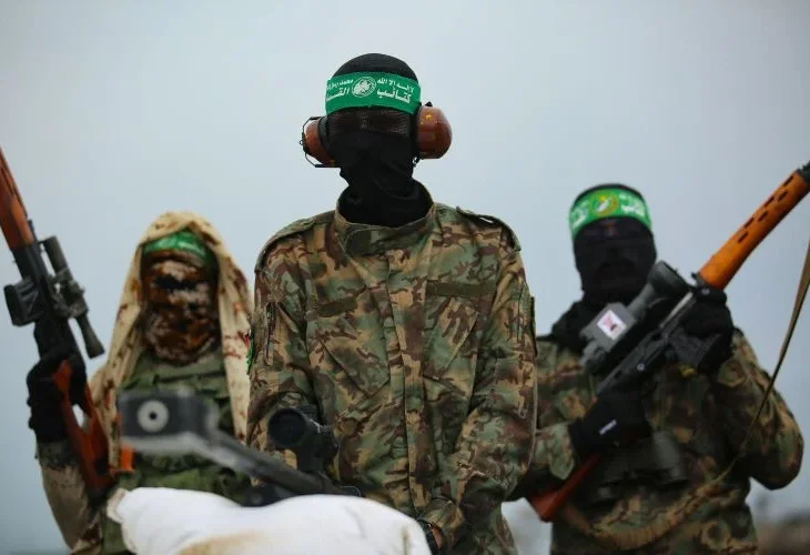 מחבלי חמאס (צילום: פלאש90)