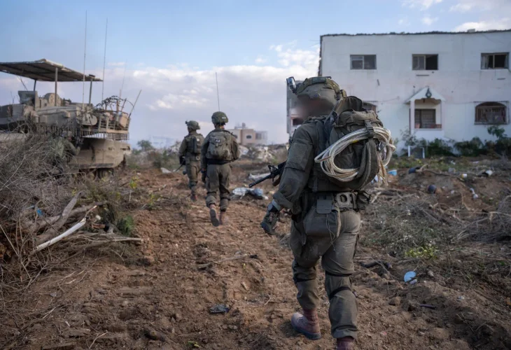 כוח צה"ל ברצועה, ארכיון (צילום: דובר צה"ל)