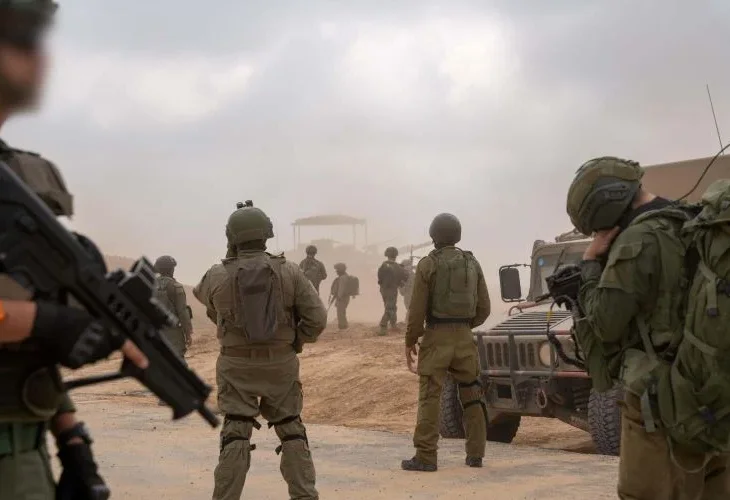 פעילות הכוחות היום בציר נצרים (צילום: דובר צה"ל) פעילות הכוחות היום בציר נצרים (צילום: דובר צה"ל)