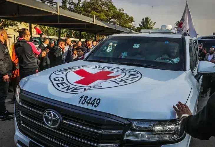 שחרור חטופים מעזה, ארכיון (צילום: פלאש90)