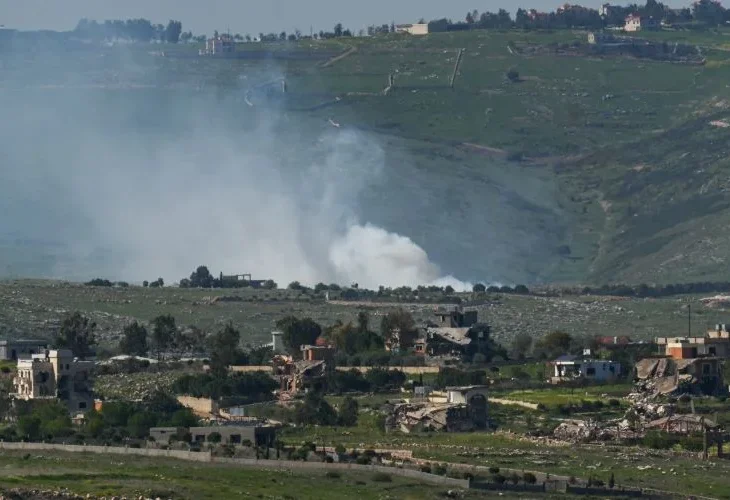 תקיפה בלבנון, השבוע (צילום: אייל מרגולין, פלאש90)