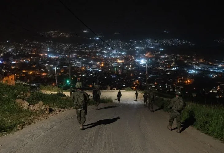 כניסת הכוחות לשכם (צילום: דובר צה"ל) כניסת הכוחות לשכם (צילום: דובר צה"ל)