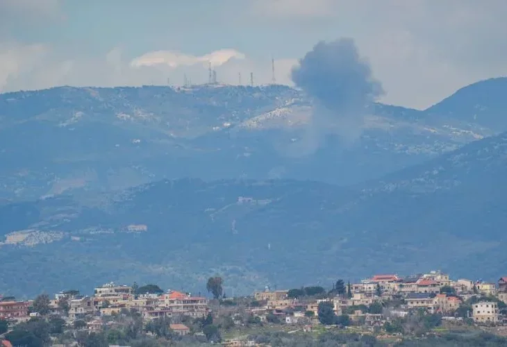 תקיפה בלבנון, השבוע (צילום: אייל מרגולין, פלאש90)