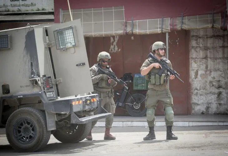 פעילות בשכם, השבוע (צילום: פלאש90)