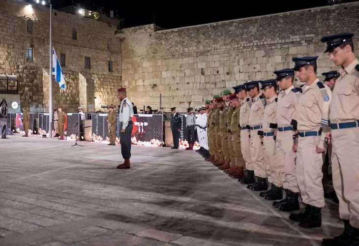 הטקס בכותל המערבי (צילום: חיים גולדברג פלאש90)