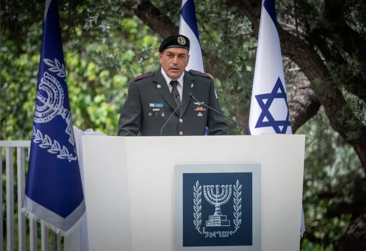 הרמטכ"ל אייל זמיר בטקס מצטייני הנשיא (צילום: יונתן סינדל, פלאש90) 