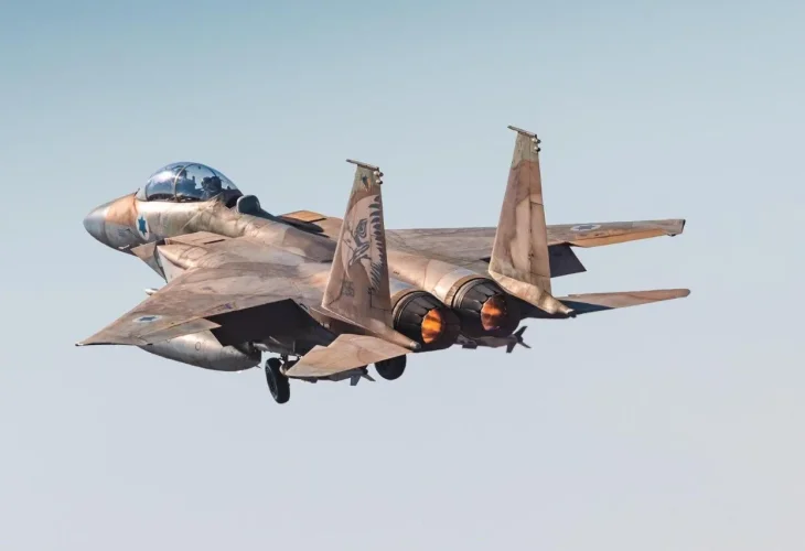 מטוסי הקרב של חיל האוויר בדרכם לתימן (צילום: דובר צה״ל)