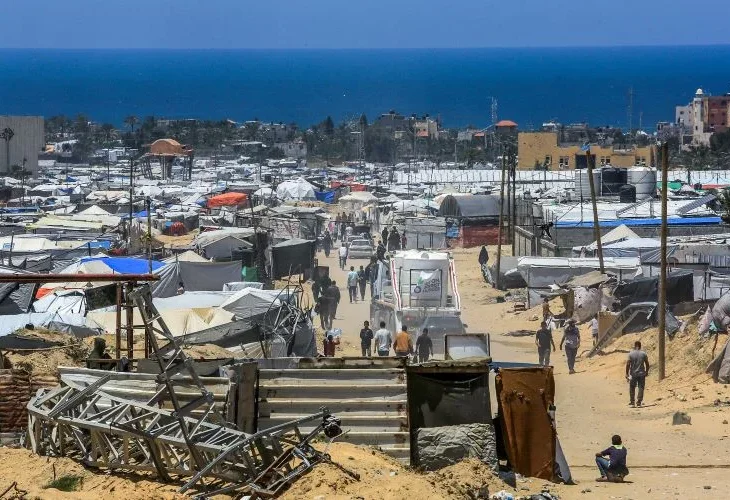 אל מוואסי, עזה (צילום: עבד רחים חטיב, פלאש90)